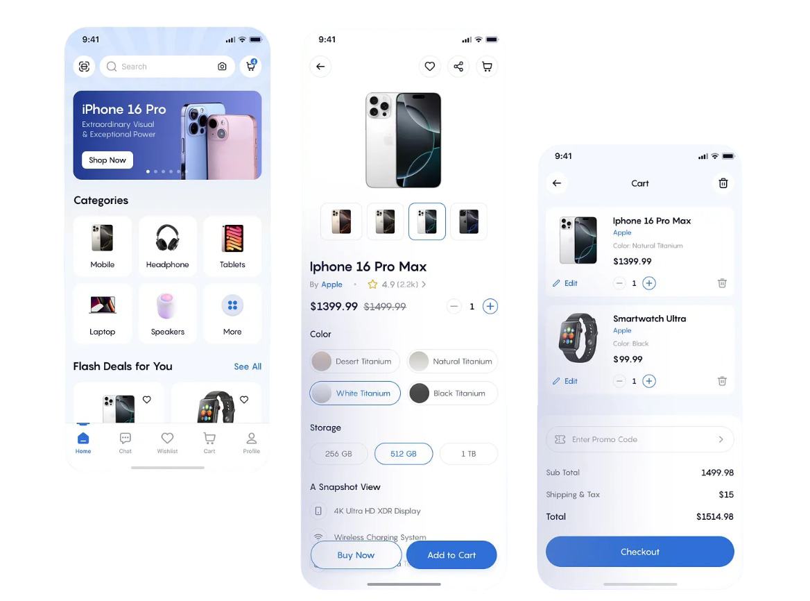 Shopping app image